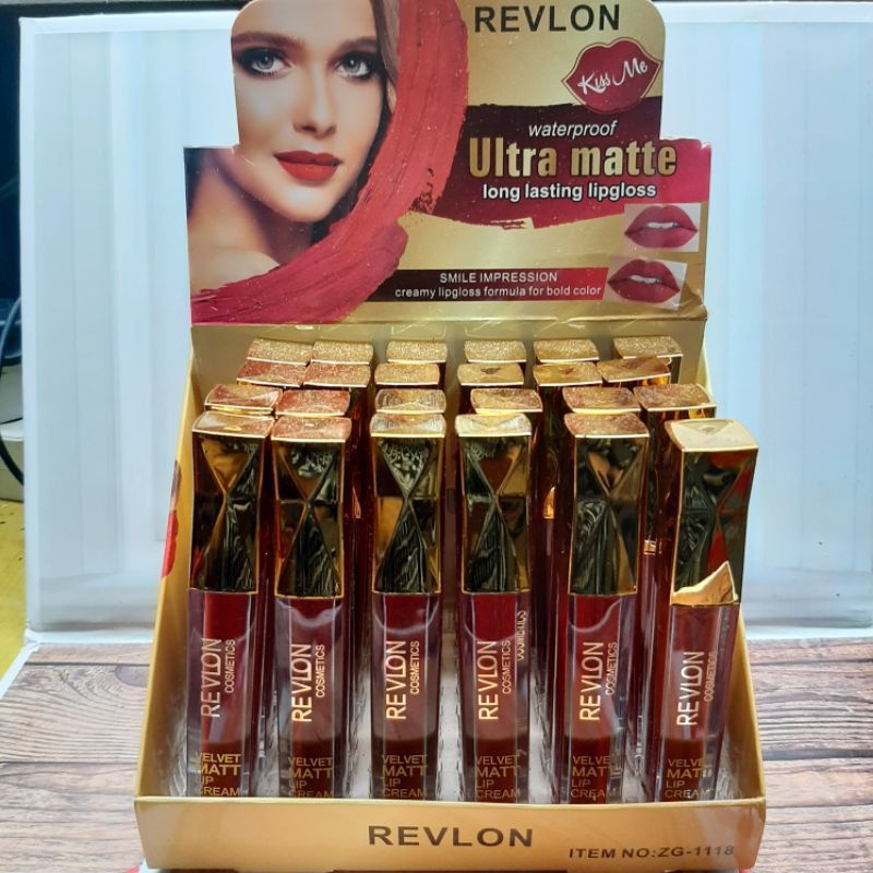 LIPSTICK REVLON ULTRA MATTE NO:GZ-1118 12PCS