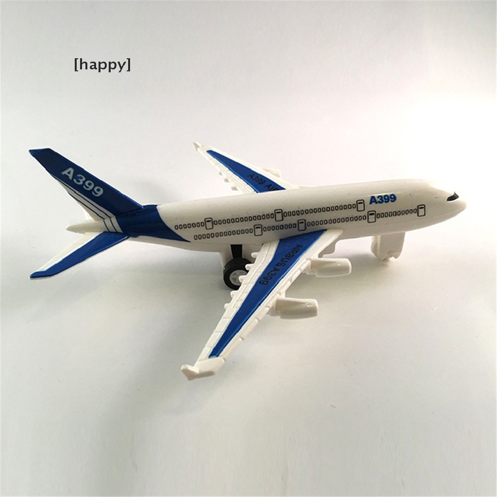 HA Plastic Air Bus Model Kids Children Pull Back Airliner Passenger Plane Model 0 0 0 0 0 ID