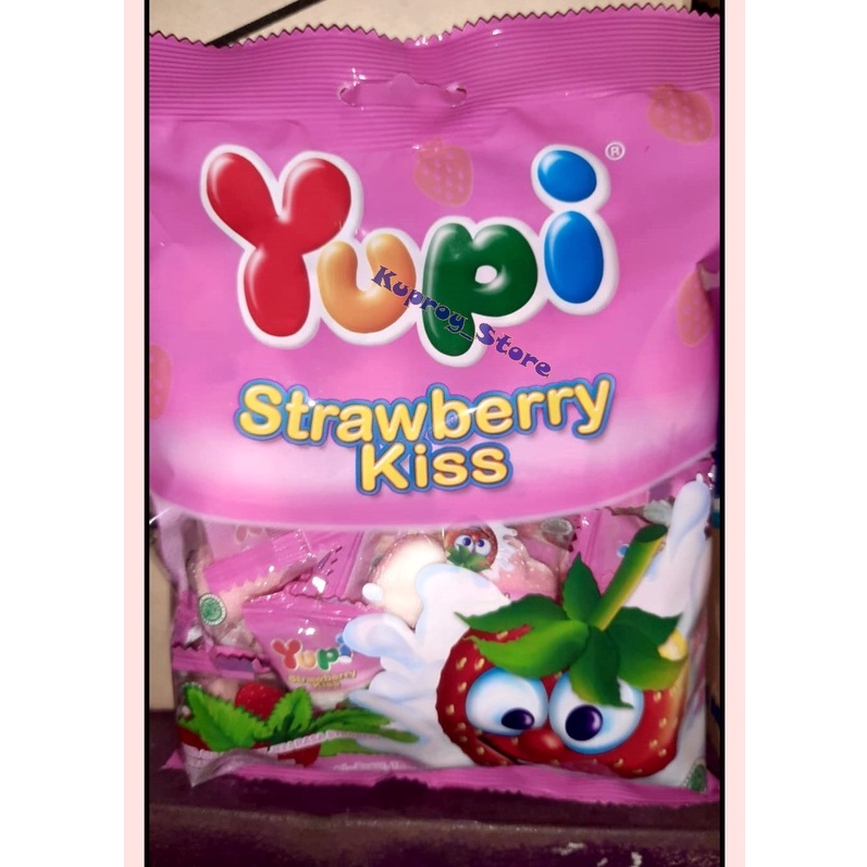 

Permen Yupi Kiss Strawberry Pack 120gr