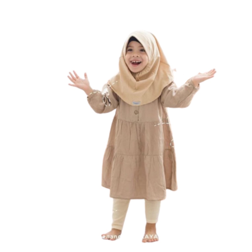 keyra dress/dress anak perempuan1-6tahun/tunik anak