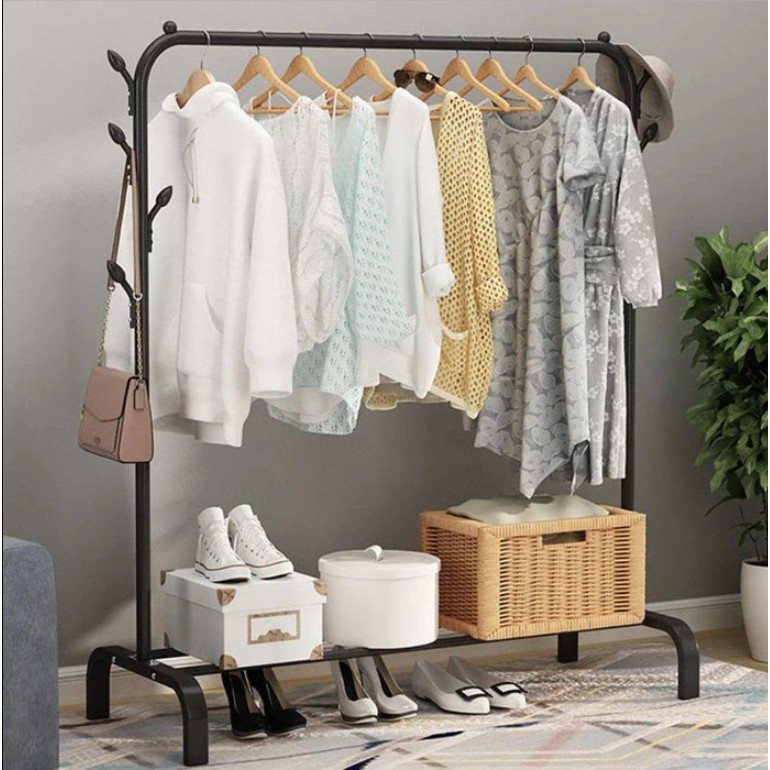 Rak Gantungan Baju / Topi / Tas / Tempat Sepatu / Clothes Hanger Rack Rak Pakaian