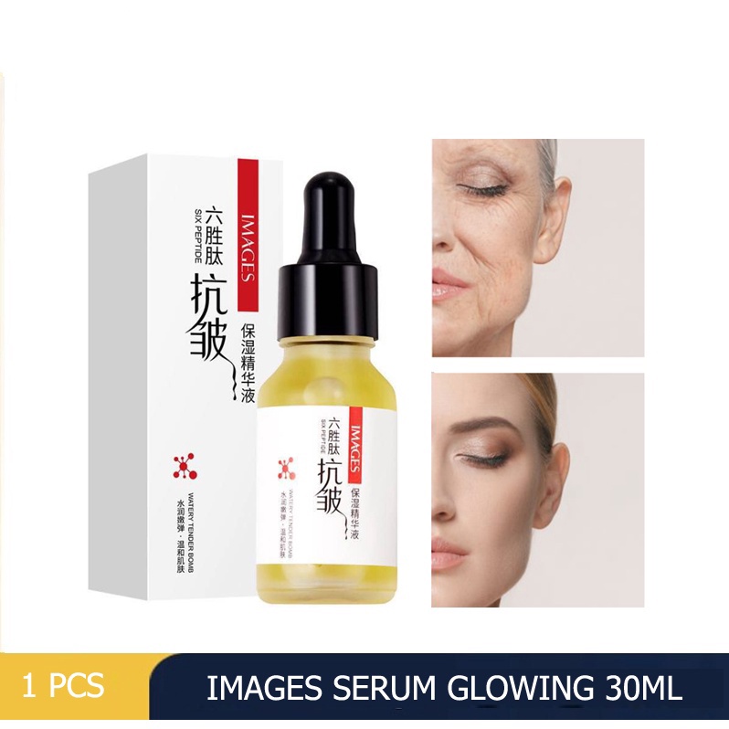 Simu Serum Glowing Ampuh 30 ML Anti-Aging Face Serum Vitamin C Essence