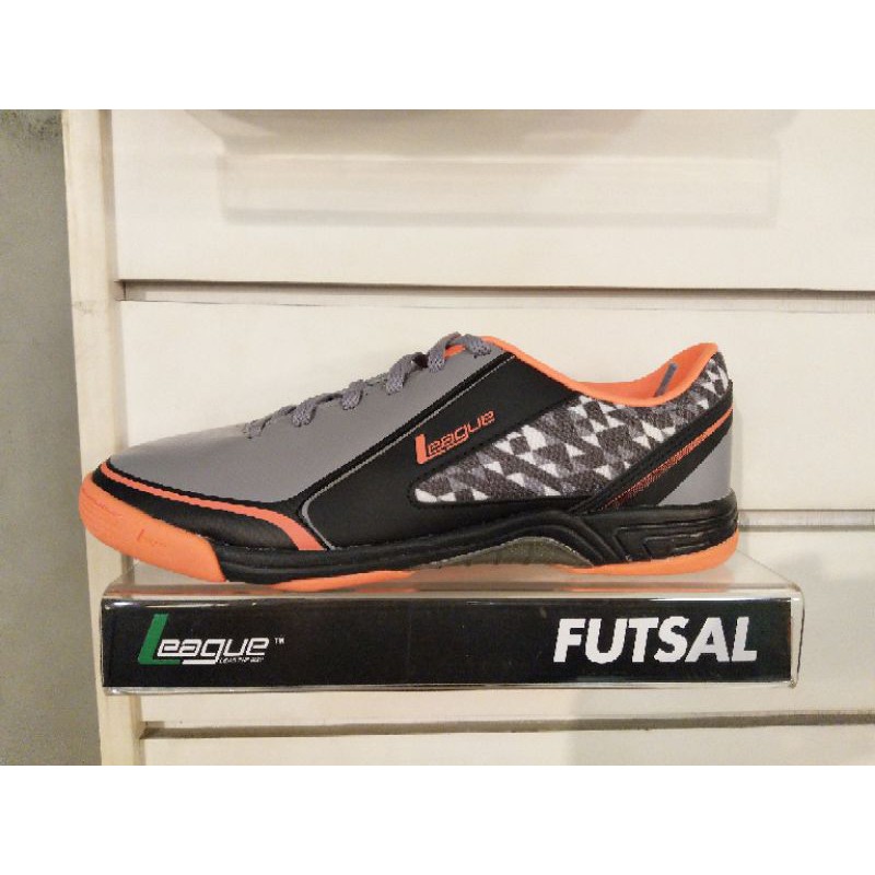 Sepatu League Futsal Leviathan Abu Original Murah