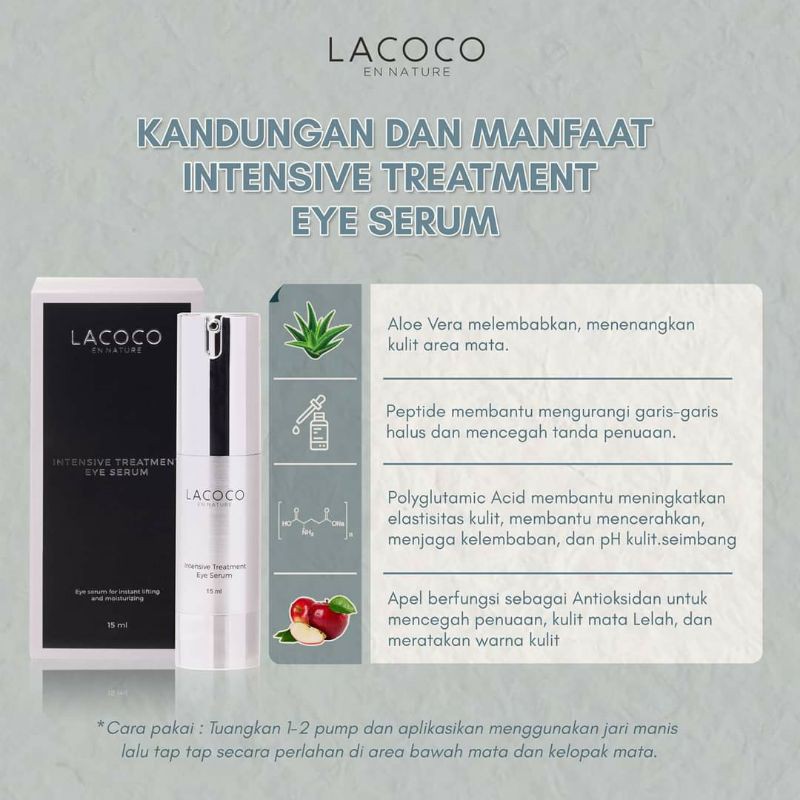 Lacoco eye serum