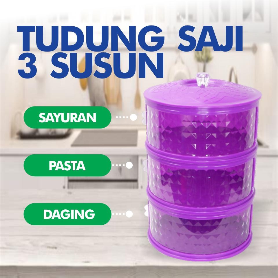 Tudung Saji 3 Susun