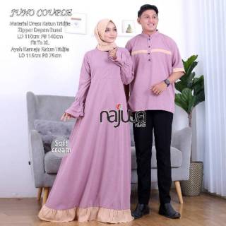  Baju  gamis  muslim pasangan couple  sarimbit suami  istri  