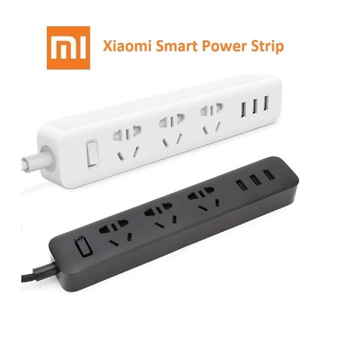 Xiaomi Mijia Power Strip Outlet Socket 3 USB Extension Colokan Listrik