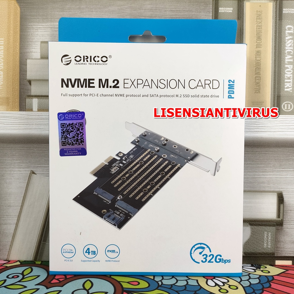 SLOT NVME M2 ORICO PDM2 M.2 NVME to PCI-E 3.0 X4 Expansion Card