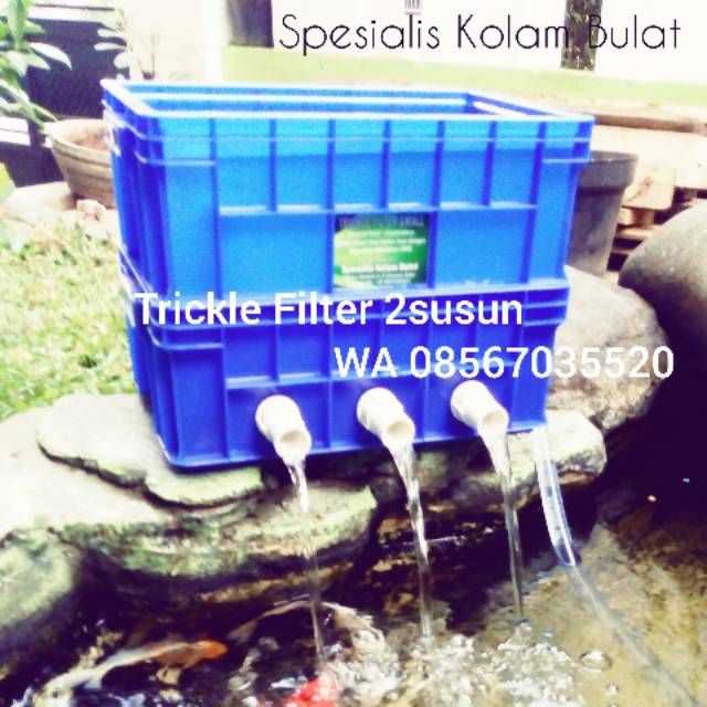 Trickle 2susun Small, FILTER KOLAM KOI