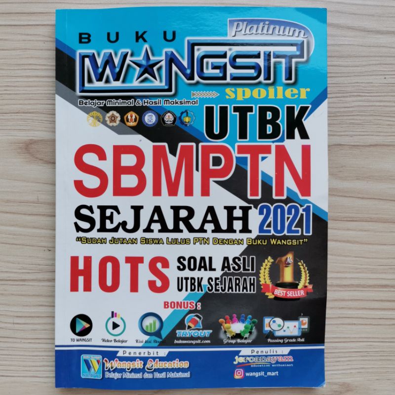 

Buku Wangsit Sejarah 2021 Original (Preloved)