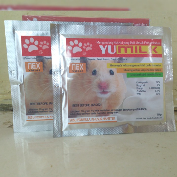 Susu Hamster Yu Milk 10pcs X 10gr Shopee Indonesia