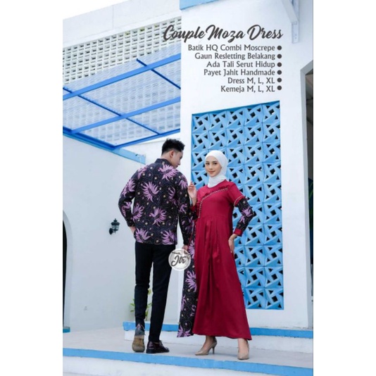 COUPLE GAMIS BATIK KOMBINASI