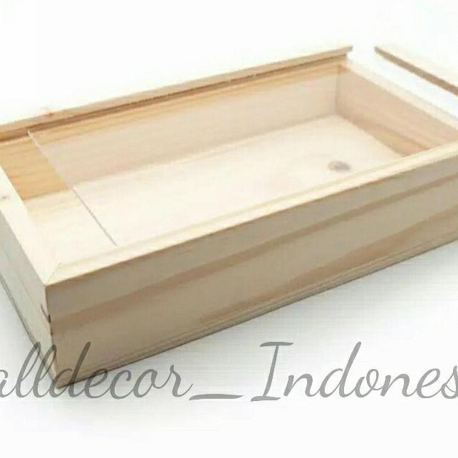 

[COD] CUSTOM UK DALAM 17.5x9.5x6cm KOTAK SLIDING ACRYLIC KOTAK KADO [COD]