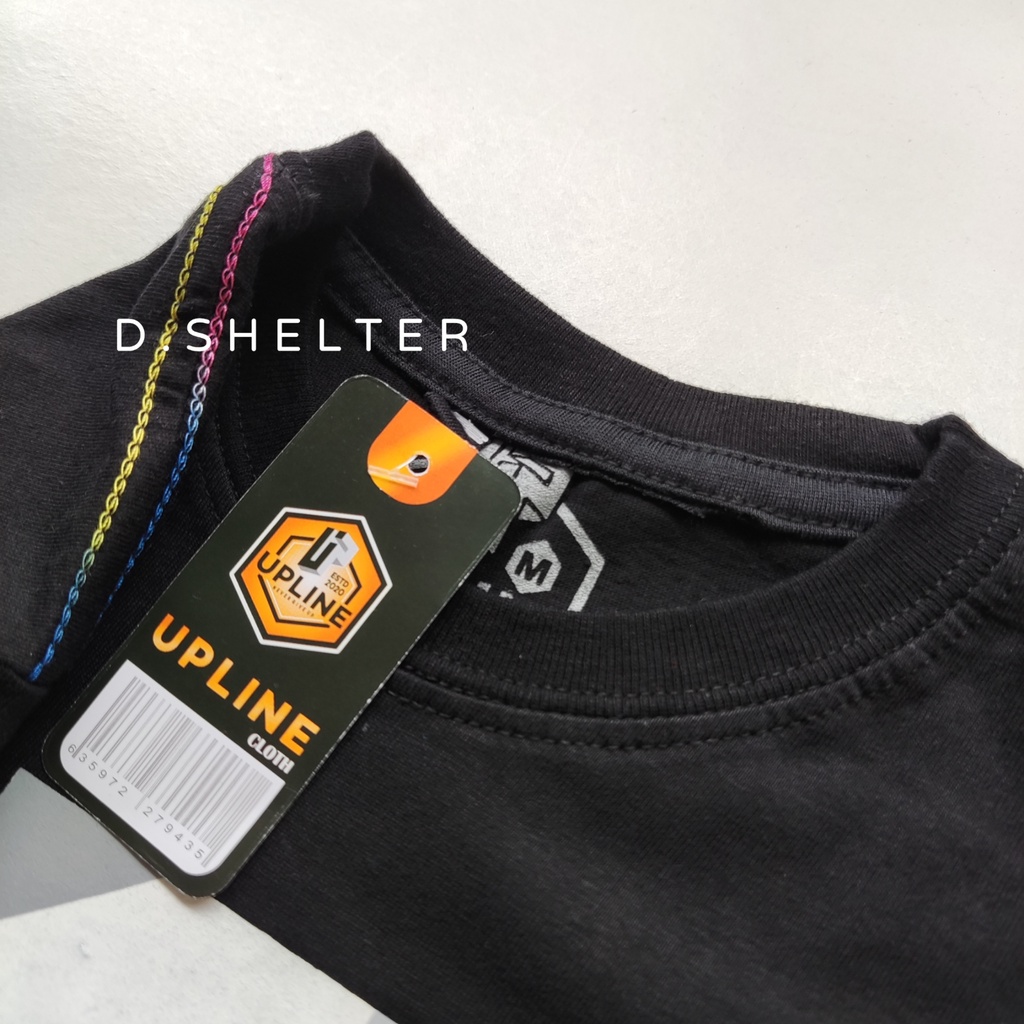 BAJU KAOS ANAK UPLINE HITAM PUTIH ABU/ D.SHELTER