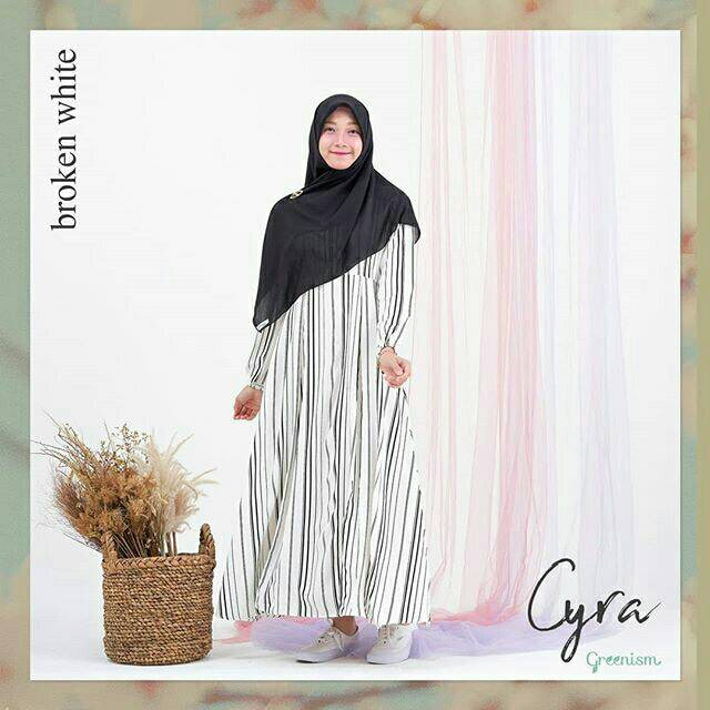 [BROKEN WHITE] CYRA DRESS by GREENISM