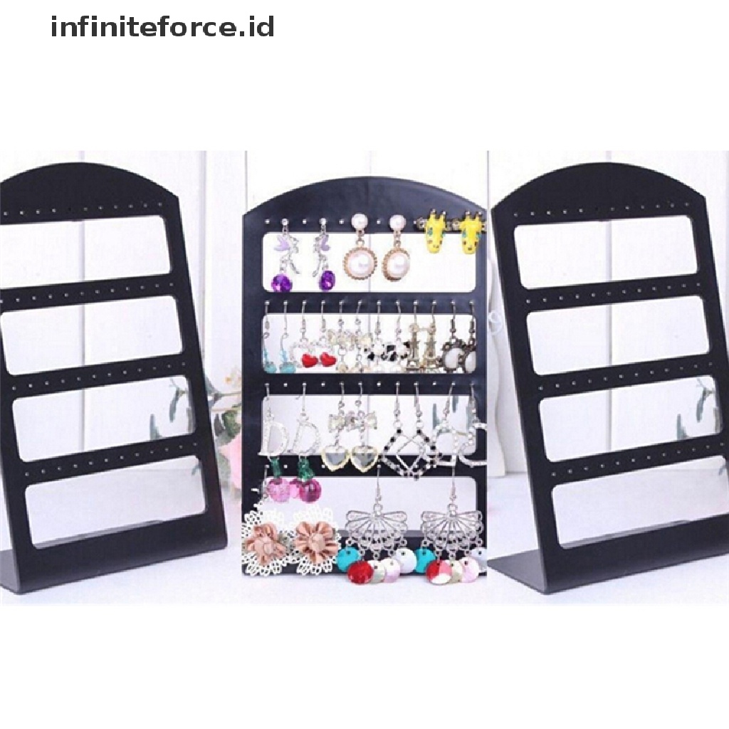 Stand Holder Display Perhiasan Anting Bentuk L