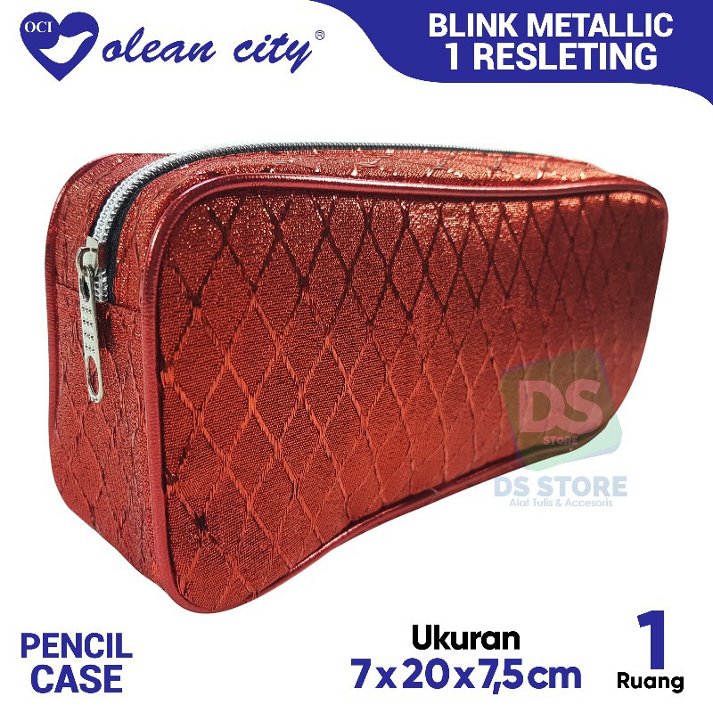 

TEMPAT PENSIL [PENCIL CASE] BLINK METALLIC 1 RESLETING
