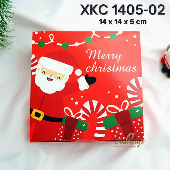 

hanya disini] Kotak Dus Box Kue XKC 1405 Natal Christmas Cookies Nastar Kuker Roti
