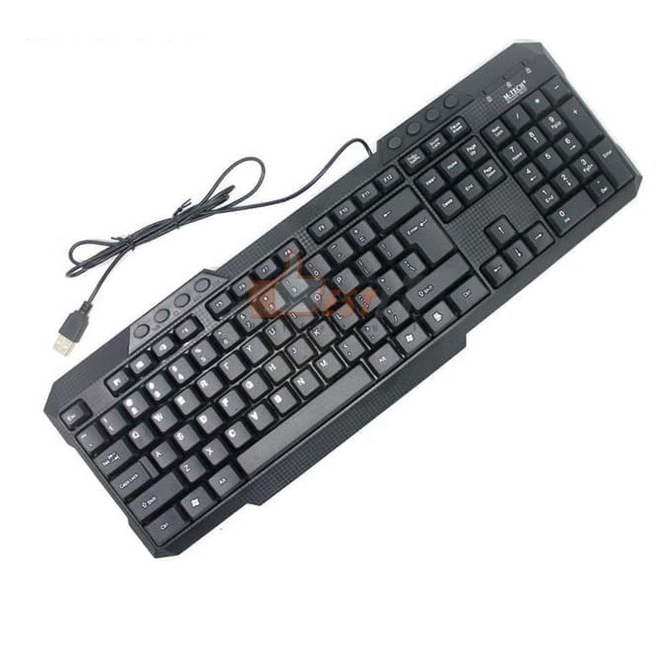 Trend-M-tech Keyboard Komputer PC Laptop Multimedia Fullsize MTK-03