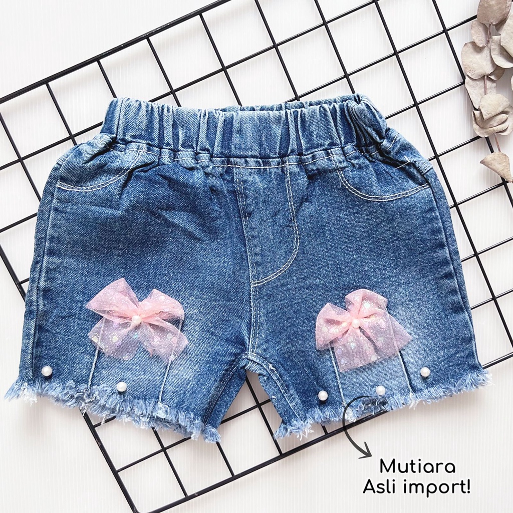 SHANDY JEANS / PINK PEARL / JENNY Celana Pergi Lucu Fashion Anak Bayi Perempuan Cewek Terlaris Lucu Import