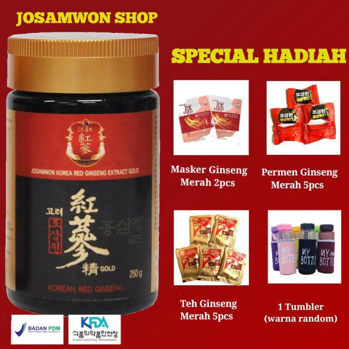 (Promo Akhir Tahun)Josamwon Korea Red Ginseng Extra Gold Ginseng Merah
