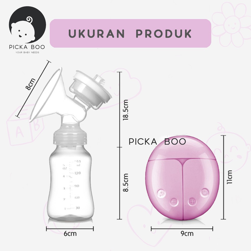 PICKA BOO Pompa Asi Elektrik Double Breast Pump