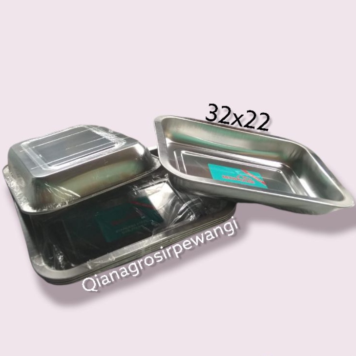 Nampan stainless/baki stainless 27x22
