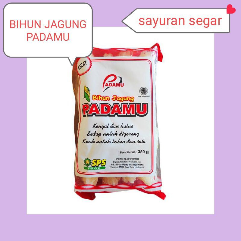 

BIHUN JAGUNG PADAMU