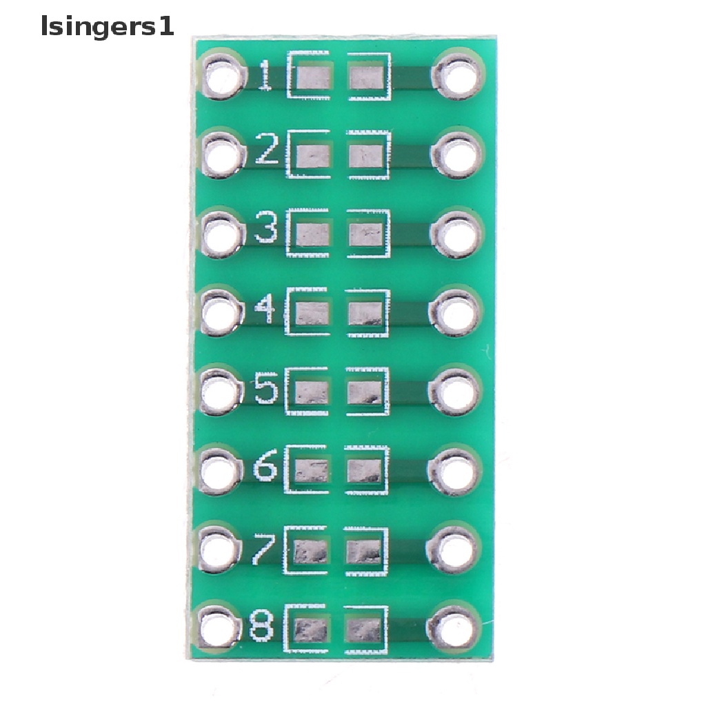 (lsingers1) 10pcs Papan PCB Konverter Komponen SMD / SMT 0805 0603 0402 Ke DIP