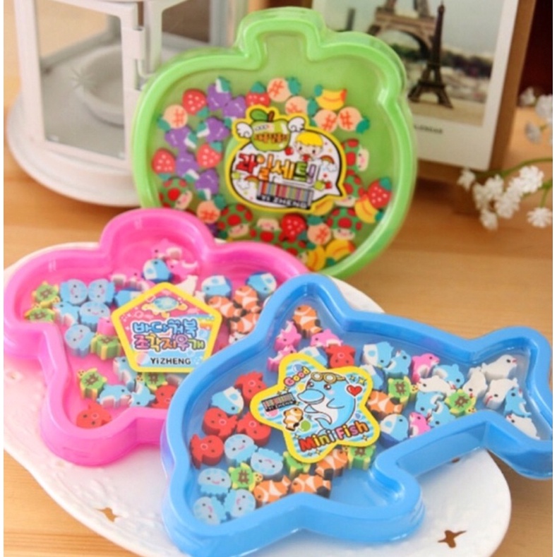 

PENGHAPUS MINI SET MOTIF KARAKTER LUCU / PENGHAPUS MURAH FS