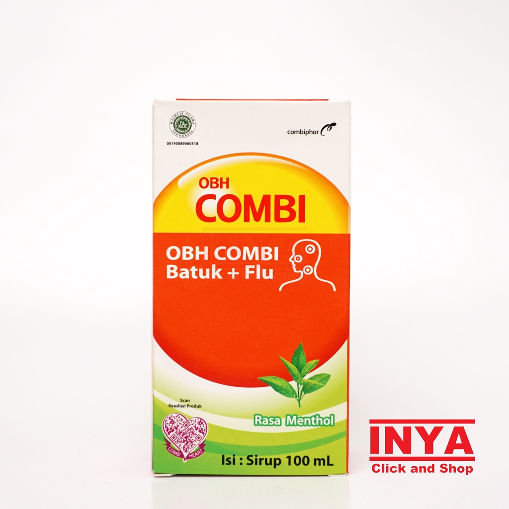 OBH COMBI BATUK DAN FLU RASA MENTHOL 100ml - Obat Batuk