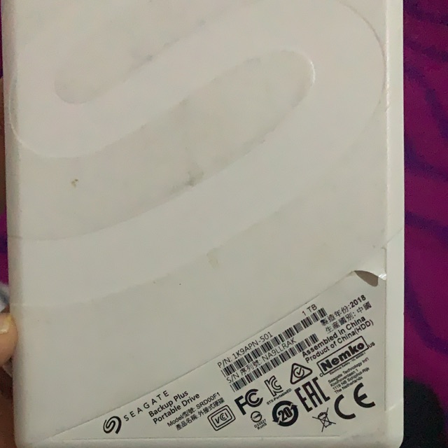 Hardisk external seagate 1tb