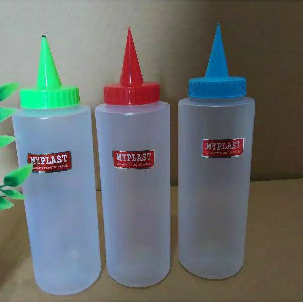 1 Pcs Botol plastik mayonaise 300 ml