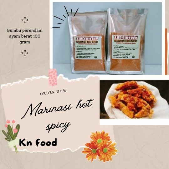 

Bumbu Perendaman Pedas Hot Spicy Marinade Marinasi Ayam Chicken 1 ONS - M Hot Spicy pedas