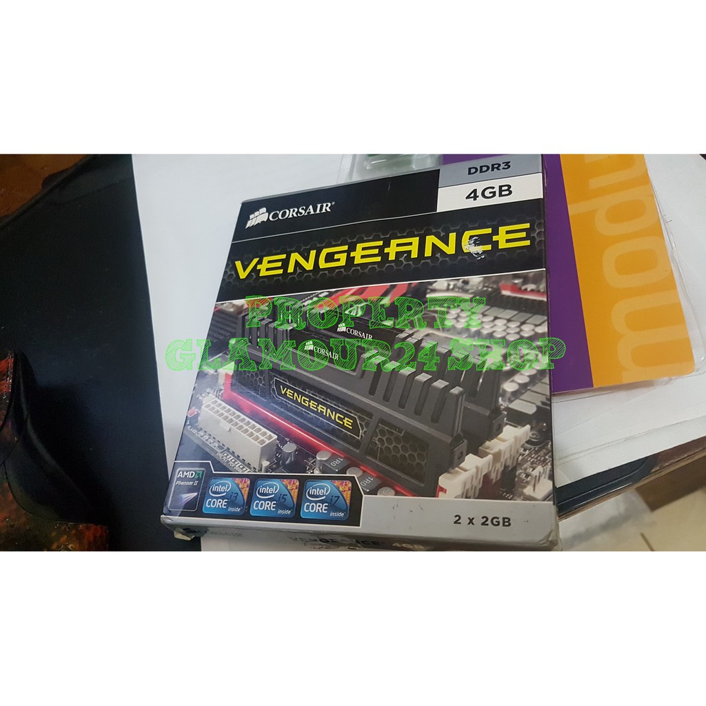 RAM CORSAIR VENGEANCE DDR3 4GB PC12800 (2x2)