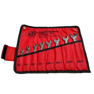 ATS Kunci Pas Set 8 Pcs 6-22 mm Double Open End Wrench Set