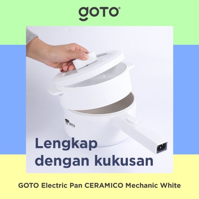 Panci Elektrik Penggorengan Besar Multifungsi Promo Baterai Termurah N3A5 Masak Teflon Kukusan Low W