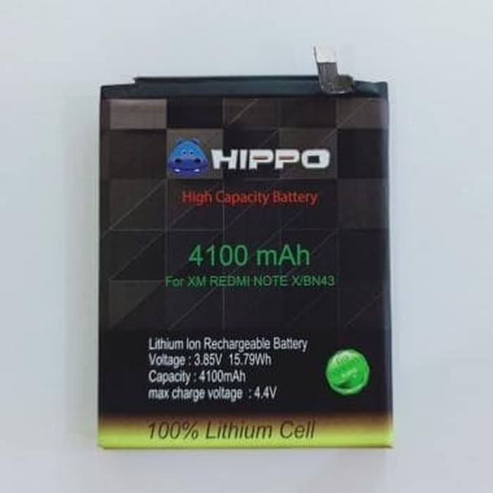 Hippo batere Baterai Xiaomi Redmi Note 4X 4100mAh (BN43)