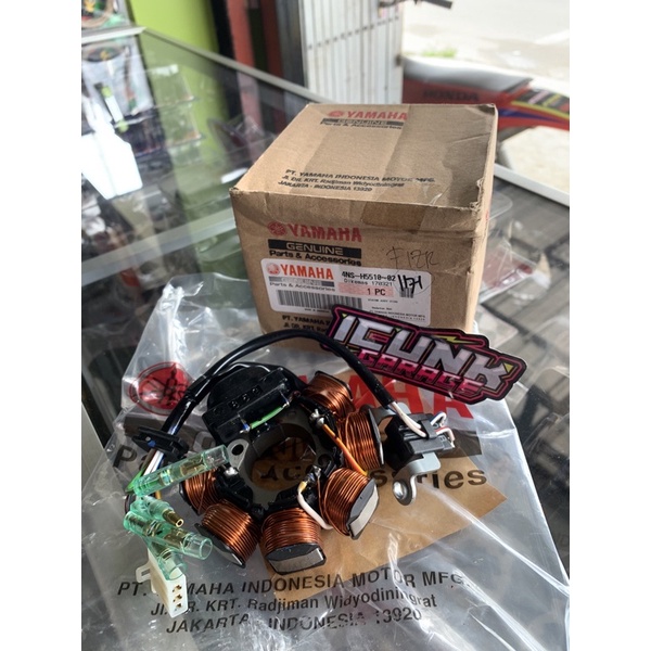 spull spul pengapian stator assy F1zr fizr force 1 fiz asli ORIGINAL YAMAHA, produk Lokal SNI merk R