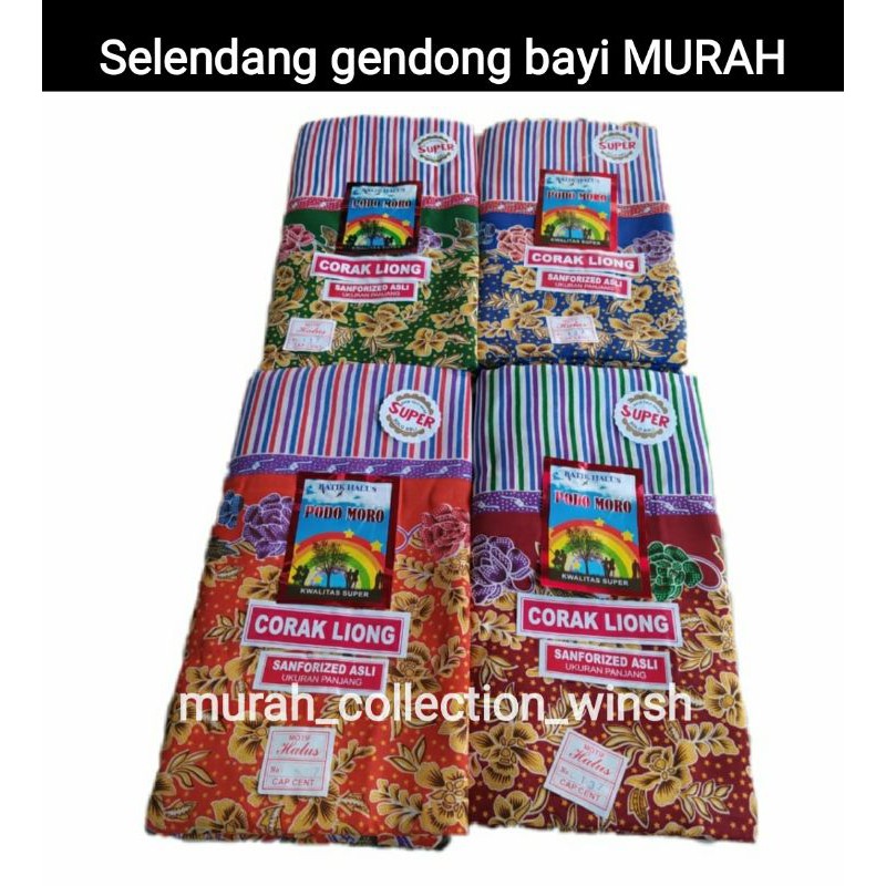 JARIK GENDONG BAYI MURAH/JARIK GENDONG MOTIF LIONG/JARIK GENDONG PODO MORO