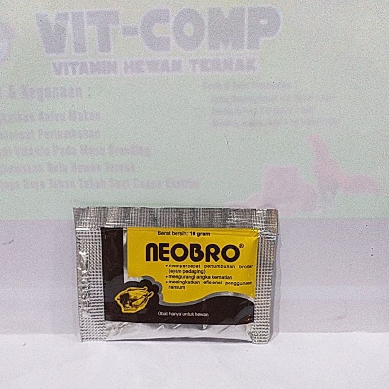 Vitamin ayam neobro 10gram / neo bro