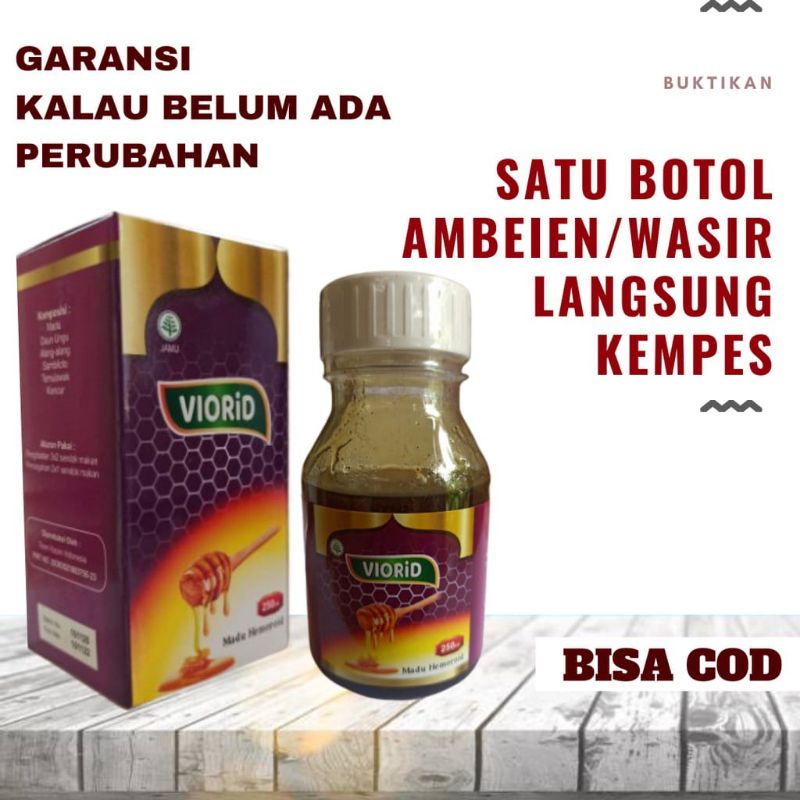 Madu VIORID Obat Herbal Untuk Ambeyen Atau Wasir
