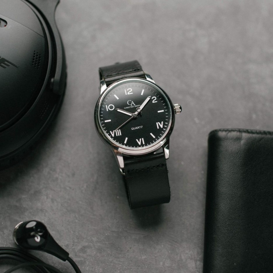 Original Jam Tangan Kulit Christyan Arden Niles CA3211 Around The World Edition Water Resistant