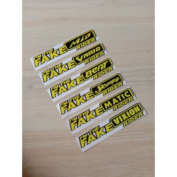 

STICKER CUTTING FAKE