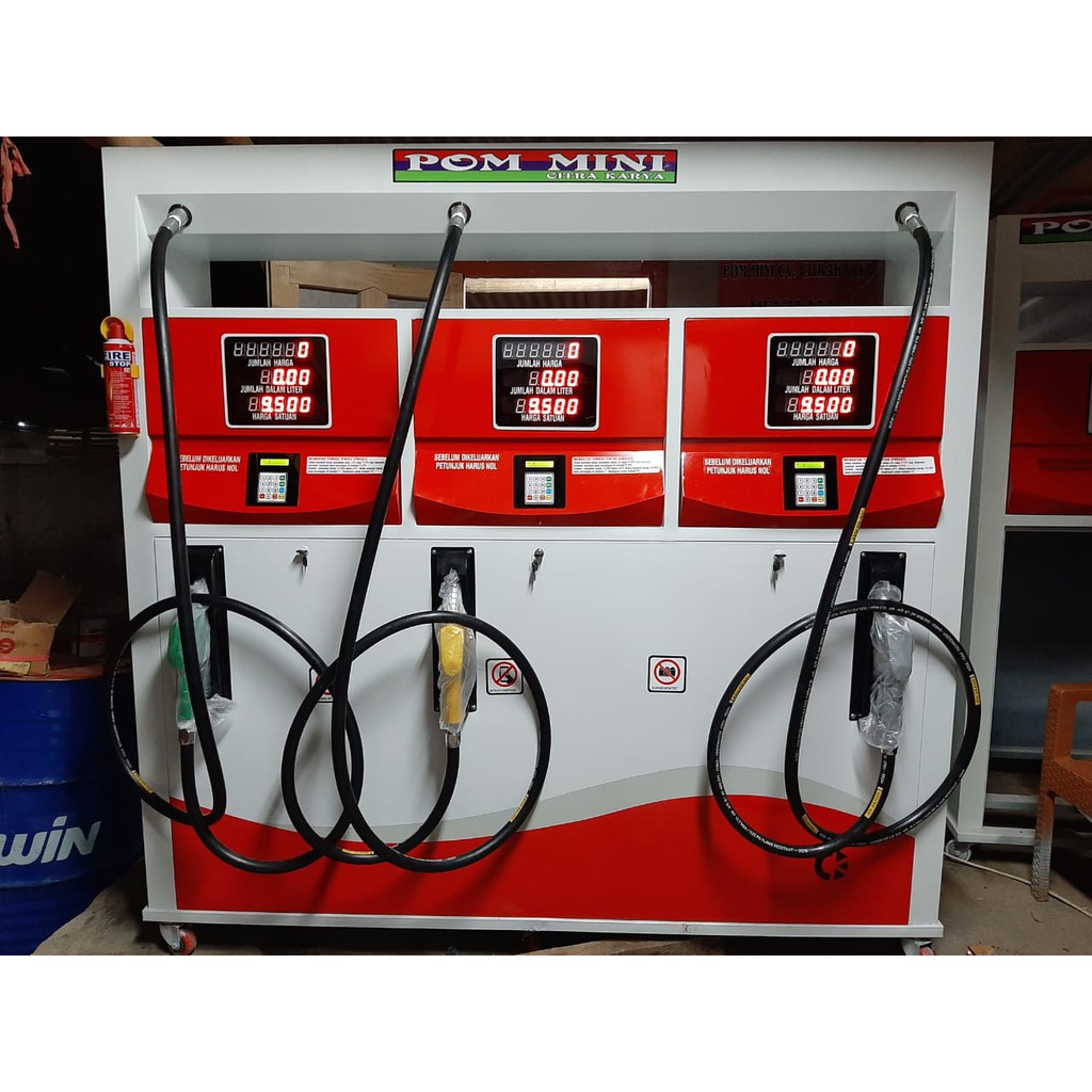 Pom Mini Digital 3 Nozzle Portable Murah Bergaransi | Pertamini 3 Selang Model Terbaru