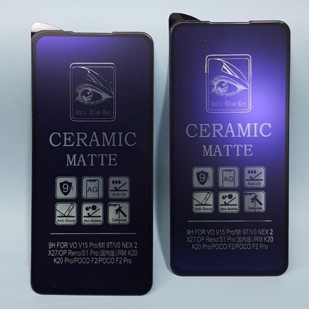 SCREEN PROTECTOR CERAMIC MATTE ANTI BLUE VIVO V15 PRO - FA