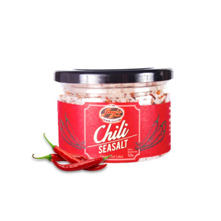 

jay's jays grill master chili sea salt 120gr | garam | masak