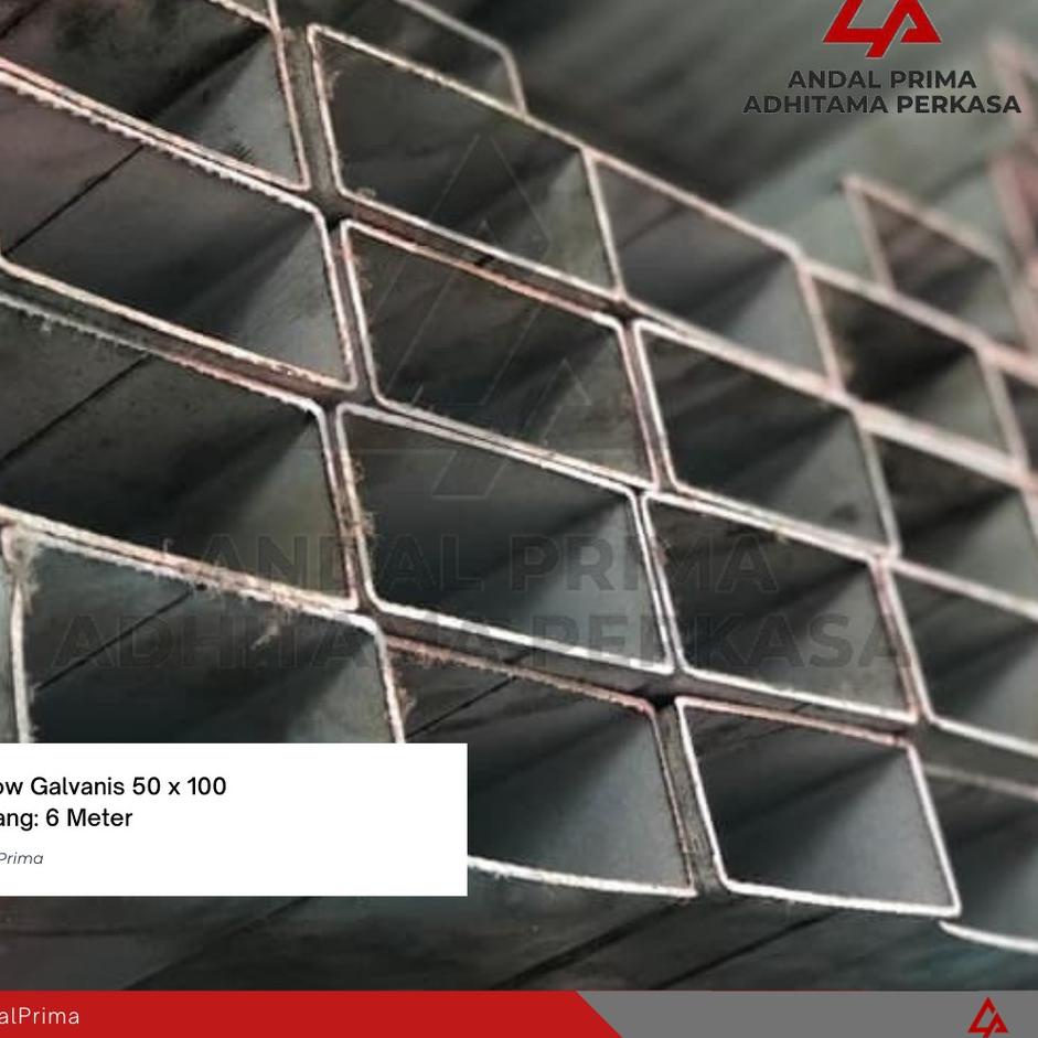 Dijamin Miring harga.. Hollow Galvanis 50 x 100