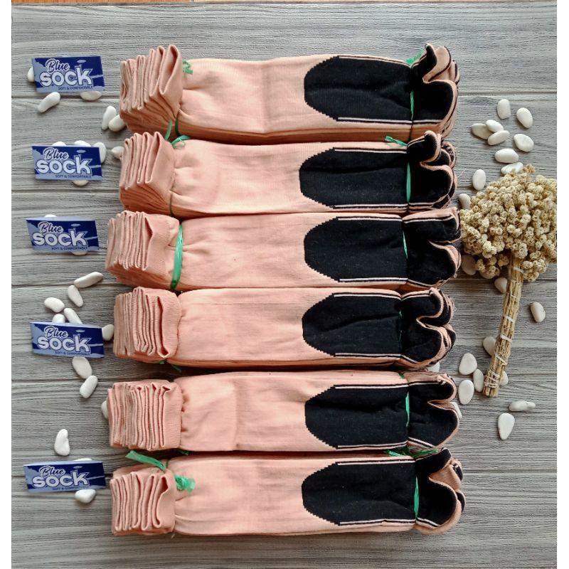 KAOS KAKI JEMPOL POLOS TAPAK HITAM