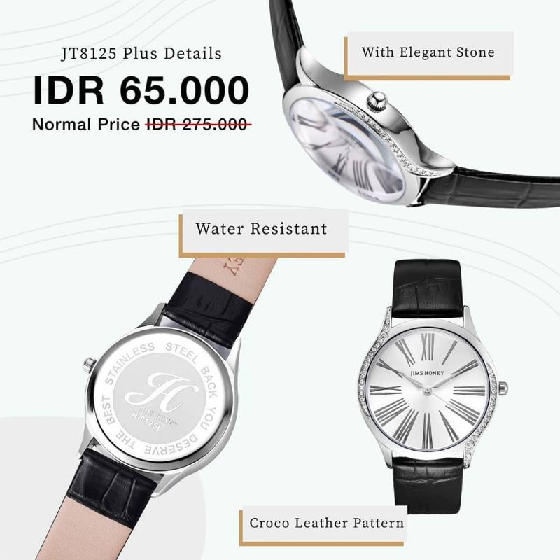 Promo Jam Tangan 8125 plus Jims honey